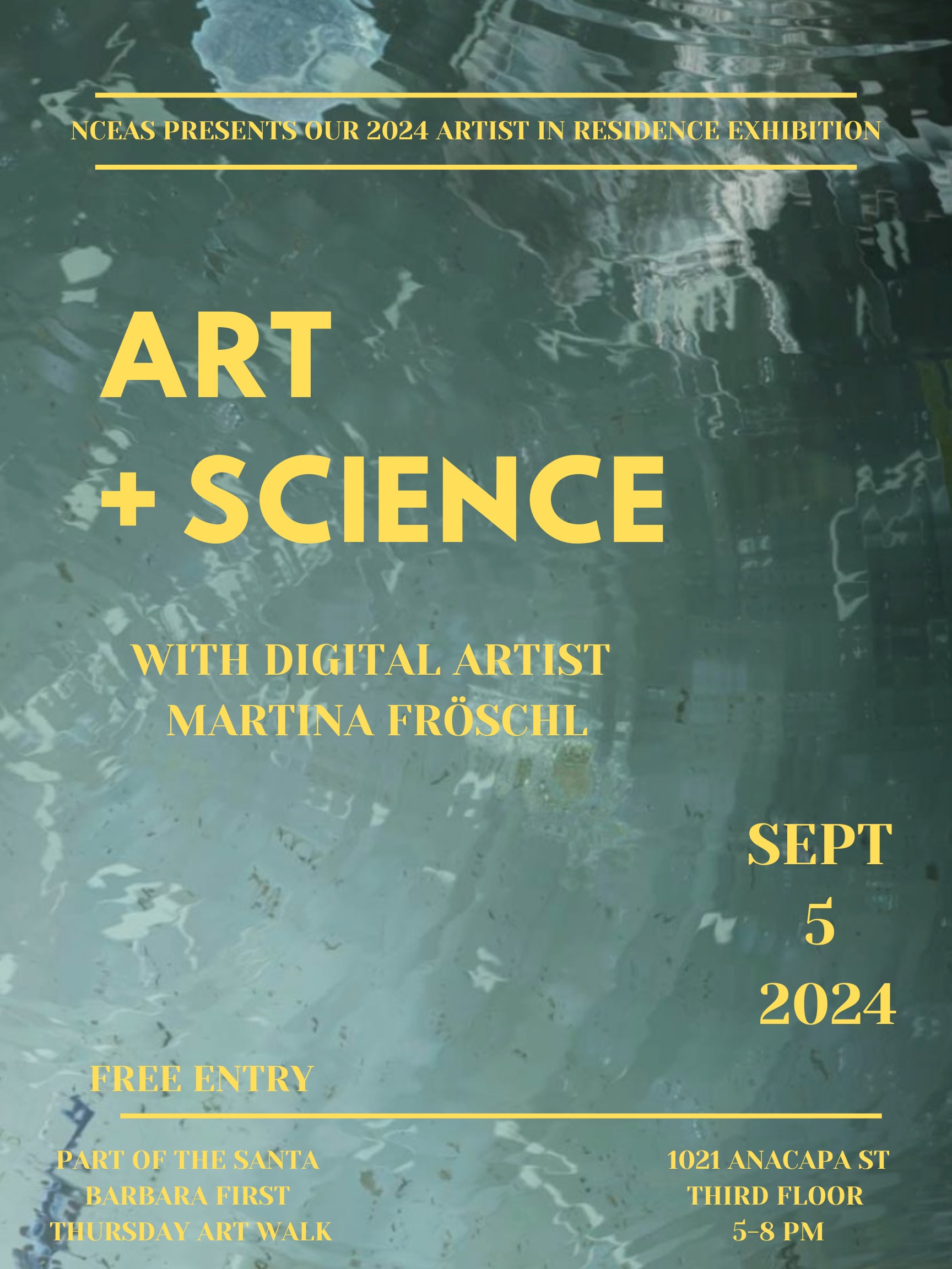 Martina Fröschl exhibit poster